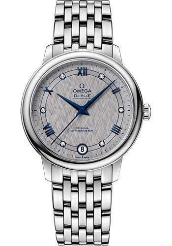 Omega De Ville Prestige Co-Axial Watch – 32.7 mm Steel Case – Grey Dial – 424.10.33.20.56.002