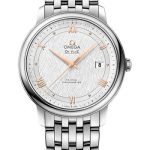 Omega De Ville Prestige Co-Axial Watch – 39.5 mm Steel Case – White Silvery Dial – 424.10.40.20.02.004