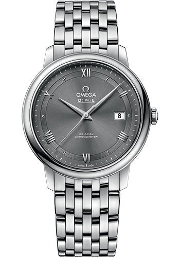 Omega De Ville Prestige Co-Axial Watch – 39.5 mm Steel Case – Grey Dial – 424.10.40.20.06.001