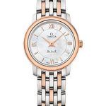 Omega De Ville Prestige Quartz Watch – 24.4 mm Steel And Red Gold Case – Mother-Of-Pearl Dial – Two-Tone Steel And Red Gold Bracelet – 424.20.24.60.05.002