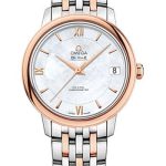 Omega De Ville Prestige Co-Axial Watch – 32.7 mm Steel And Red Gold Case – Mother-Of-Pearl Dial – Two-Tone Steel And Red Gold Bracelet – 424.20.33.20.05.002
