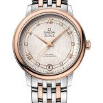Omega De Ville Prestige Co-Axial Watch – 32.7 mm Steel And Red Gold Case – Ivory Silvery Dial – 424.20.33.20.52.003