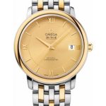 Omega De Ville Prestige Co-Axial Watch – 36.8 mm Steel And Yellow Gold Case – Champagne Dial – 424.20.37.20.08.001