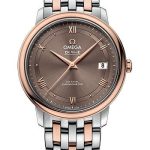 Omega De Ville Prestige Co-Axial Watch – 36.8 mm Steel And Red Gold Case – Chestnut Dial – 424.20.37.20.13.001