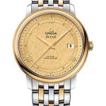 Omega De Ville Prestige Co-Axial Watch – 39.5 mm Steel And Yellow Gold Case – Champagne Dial – 424.20.40.20.08.001