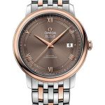 Omega De Ville Prestige Co-Axial Watch – 39.5 mm Steel And Red Gold Case – Chestnut Dial – 424.20.40.20.13.001