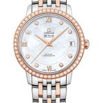 Omega De Ville Prestige Co-Axial Watch – 32.7 mm Steel And Red Gold Case – Diamond-Set Red Gold Bezel – Mother-Of-Pearl Diamond Dial – Two-Tone Steel And Red Gold Bracelet – 424.25.33.20.55.002