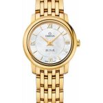Omega De Ville Prestige Quartz Watch – 24.4 mm Yellow Gold Case – Mother-Of-Pearl Dial – 424.50.24.60.05.001
