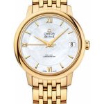 Omega De Ville Prestige Co-Axial Watch – 32.7 mm Yellow Gold Case – Mother-Of-Pearl Dial – 424.50.33.20.05.001