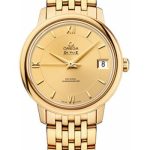 Omega De Ville Prestige Co-Axial Watch – 32.7 mm Yellow Gold Case – Champagne Dial – 424.50.33.20.08.001