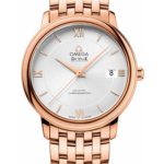 Omega De Ville Prestige Co-Axial Watch – 36.8 mm Red Gold Case – Silver Dial – 424.50.37.20.02.001