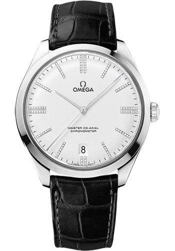 Omega De Ville Tresor Master Co-Axial Limited Edition of 88 Watch – 40 mm White Gold Case – Domed -Silver Dial – Black Leather Strap – 432.53.40.21.52.001