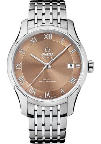 Omega De Ville Hour Vision Co-Axial Master Chronometer Watch – 41 mm Steel Case – Two-Zone Bronze Dial – 433.10.41.21.10.001