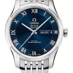 Omega De Ville Hour Vision Co-Axial Master Chronometer Annual Calendar Watch – 41 mm Steel Case – Two-Zone Blue Dial – 433.10.41.22.03.001