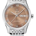 Omega De Ville Hour Vision Co-Axial Master Chronometer Annual Calendar Watch – 41 mm Steel Case – Two-Zone Bronze Dial – 433.10.41.22.10.001