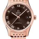 Omega De Ville Hour Vision Co-Axial Master Chronometer Watch – 41 mm Sedna Gold Case – Two-Zone Brown Dial – 433.50.41.21.13.001
