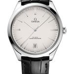 Omega De Ville Tresor Omega Co-Axial Master Chronometer – 40 mm Steel Case – Opaline Silvery Dial – Black Leather Strap – 435.13.40.21.02.001