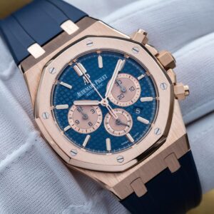 Audemars Piguet Royal Oak Chronograph 41mm – Rose Gold, Blue Dial