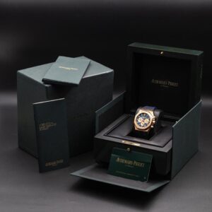 Audemars Piguet Royal Oak Chronograph 41mm – Rose Gold, Blue Dial