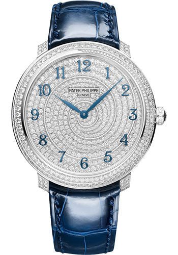 Patek Philippe Calatrava Diamond Ribbon Joaillerie – 36.5 mm – White Gold – Fully Set With Diamonds Dial – 4978/400G-001