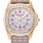 Patek Philippe Aquanaut Luce Haute Joaillerie – 35.6 mm – Rose Gold – Engraved Mother-Of Pearl Dial – 5072R-001