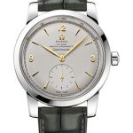 Omega Seamaster 1948 Co-Axial Master Chronometer Small Seconds Limited Edition of 70 Watch – 38 mm Platinum Case – Domed Platinum Dial – Hunter Green Leather Strap – 511.93.38.20.99.001
