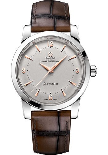 Omega Seamaster 1948 Co-Axial Master Chronometer Limited Edition of 70 Watch – 38 mm Platinum Case – Domed Platinum Dial – Brown Leather Strap – 511.93.38.20.99.002