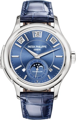 Patek Philippe Grand Complications Minute Repeater Tourbillon Perpetual Calendar White Gold Blue Dial – 5207G-001