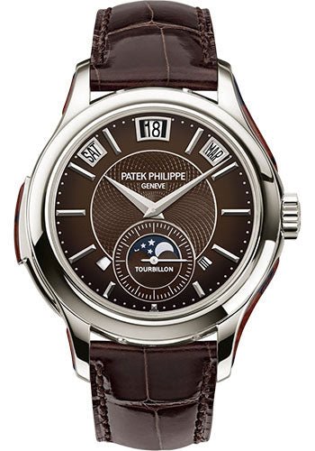 Patek Philippe Tourbillon Minute Repeater Perpetual Calendar Watch – Platinum Case – Brown Dial – 5207/700P-001