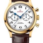 Omega Specialities Olympic Official Timekeeper Limited Edition of 188 Watch – 39 mm Yellow Gold Case – Brown Leather Strap – 522.53.39.50.04.002