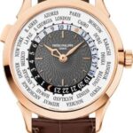 Patek Philippe Complications World Time Rose Gold 38.5 mm Charcoal Gray Dial – 5230R-001