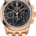 Patek Philippe Grand Complications 41 mm Chronograph Perpetual Calendar Rose Gold Black Dial – 5270/1R-001