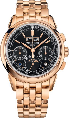 Patek Philippe Grand Complications 41 mm Chronograph Perpetual Calendar Rose Gold Black Dial – 5270/1R-001