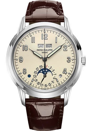 Patek Philippe Grand Complications Perpetual Calendar – White Gold – Lacquered Cream Dial – 5320G-001