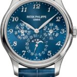 Patek Philippe Grand Complications Perpetual Calendar White Gold Royal Blue Sunburst Dial 39mm – 5327G-001