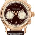 Patek Philippe Grand Complications 41mm Split-Seconds Chronograph Rose Gold Brown Grand Feu Enamel Dial – 5370R-001