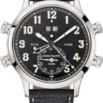 Patek Philippe Grand Complications Alarm Travel Time Platinum Black Dial 42.2mm – 5520P-001