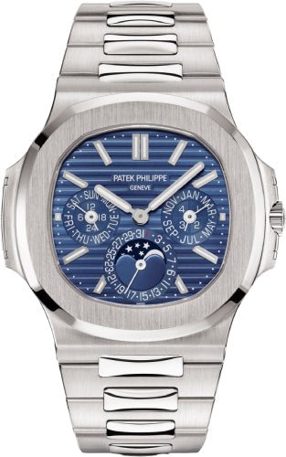 Patek Philippe Nautilus Perpetual Calendar White Gold Blue Dial 40 mm – 5740/1G-001
