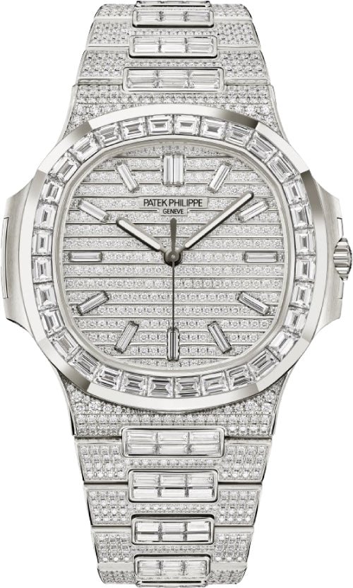 Patek Philippe Nautilus White Gold Full Diamond 41mm – 5811/1460G-001 – 2025