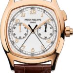 Patek Philippe Grand Complications 37 – 44.6mm Silver Satin Arabic Rose Gold Leather – 5950R-001