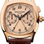 Patek Philippe Grand Complications 37 – 44.6mm Champagne Satin Arabic Rose Gold Leather – 5950R-010