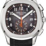 Patek Philippe Aquanaut 42.2 mm Chronograph Stainless Steel Black Dial – 5968A-001