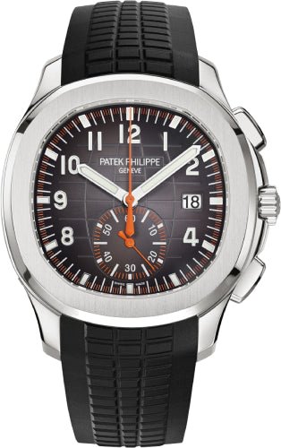 Patek Philippe Aquanaut 42.2 mm Chronograph Stainless Steel Black Dial – 5968A-001