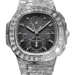 Patek Philippe Nautilus Travel Time Chronograph – White Gold Diamond Case – 5990/1400G-001