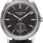 Patek Philippe Calatrava “Clous de Paris” White Gold 39 mm Hobnail Bezel Grey Dial – 6119G-001