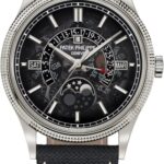 Patek Philippe Grand Complications 40mm Perpetual Calendar Moon Phases White Gold Smoked Sapphire Dial – 6159G-001 – 2025