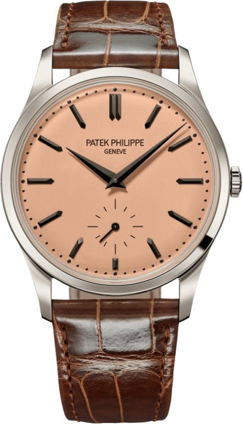 Patek Philippe Calatrava Platinum 38mm Platinum Manual Winding Salmon Dial – 6196P-001 – 2025