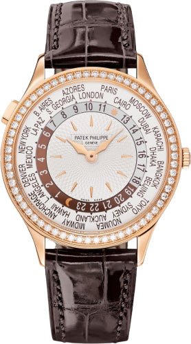 Patek Philippe Complications World Time 36 mm Rose Gold Ivory Dial – 7130R-013