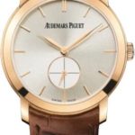 Audemars Piguet Jules Audemars Small Seconds 33mm Silver Index Rose Gold Leather | 77238OR.OO.A088CR.01