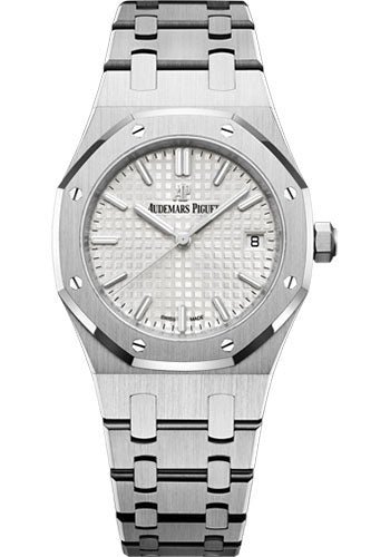 Audemars Piguet Royal Oak Self Winding Watch – 34mm Stainless Steel Case – Silver Dial – Bracelet – 77350ST.OO.1261ST.01